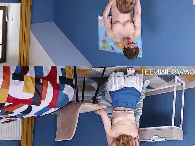 Karolina Geiman - Short-haired Teen 18+ Gets Pounded Doggystyle After Giving Head