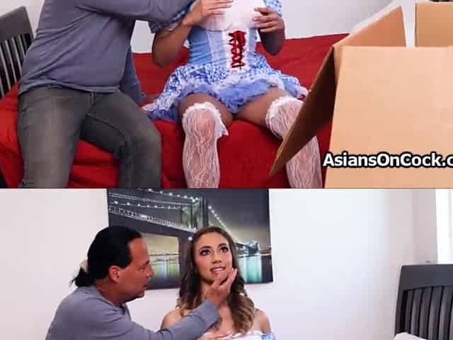 Eric tries out his brand recent real life exotic sex doll