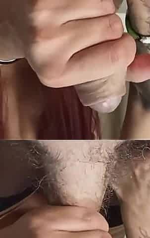 The hottest 8 mins footjob in stockings