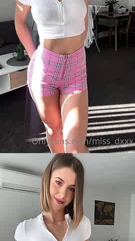 Amateur striptease and Solo masturbation