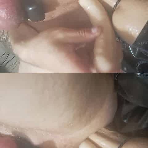 Double stuffing my butt with toys