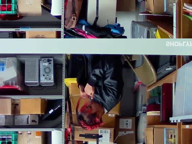 Two shoplyfters got caught in action and taught how to be obedient
