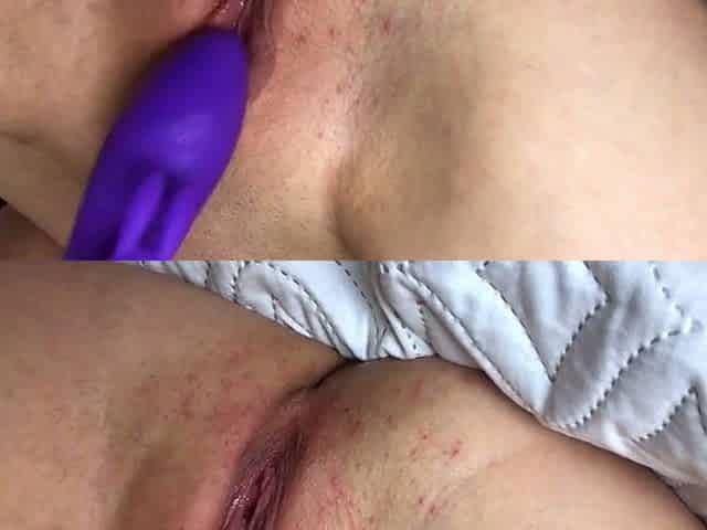 First-Time Vibrator Fun - Close-Up Webcam Solo