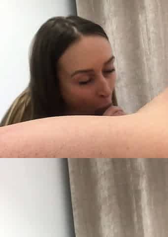 Elena Lux gives a POV blowjob
