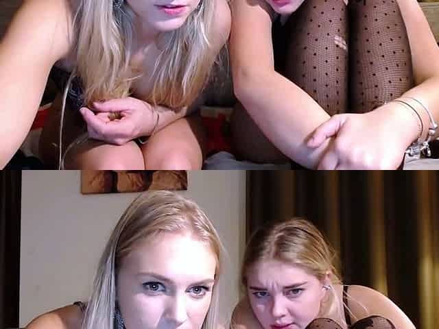 Stepsiblings hot blonde babes lesbians