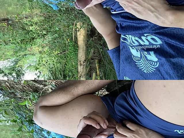 Thai Football Player Jerk off Before Game.