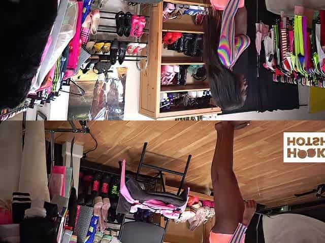 Bts Poses In Neon Slutty Clothes In Her Photoshoot! - Tori Montana And Bryan Gozzling