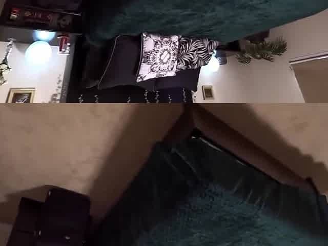 My Stepsister And I Share A Hotel Room, Leglock Cumming Inside Her Pink Tight Pussy Fuck