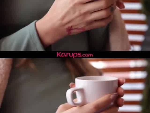 Anika Now - Gorgeous Enjoys Her Morning Coffe And A Big Uncut Cock From Her Man!
