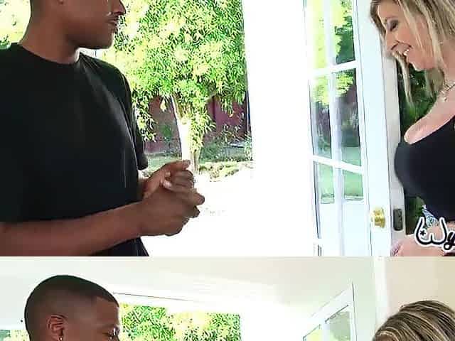 BBC Hooks Screws Sara Jay Flawless Breasts & Older Vagina Cavity!