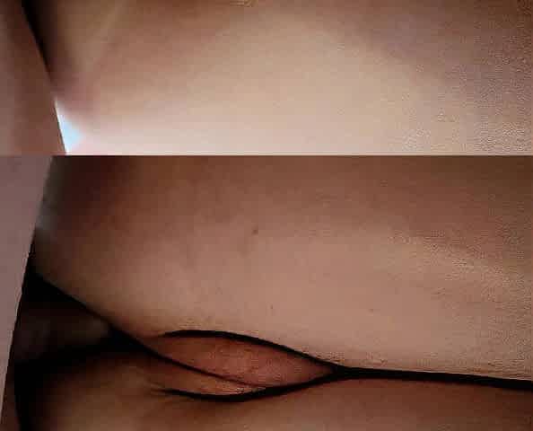 distended anal filled with jizz