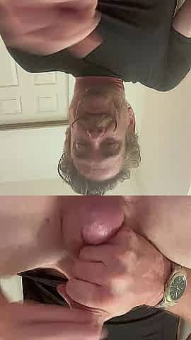 Hawt Chap Jerking, Indecent Talk And Jill Off Instructions With A Loud Groaning Jizz flow.