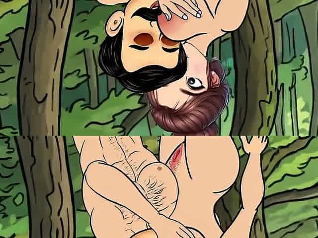 Large Breasts and Large Dong Funking Toon Episode in Jungle Sex