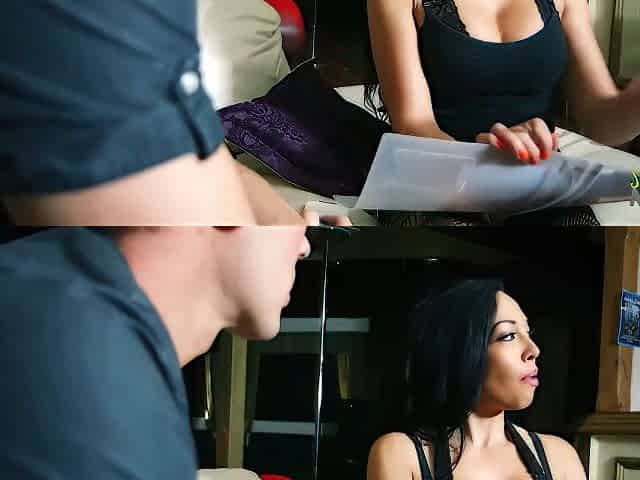 She Has Prepared A Very Special Handjob Interview Waiting For Him To Get Hard Already