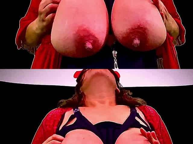 Self Sucking and Shaking Tits