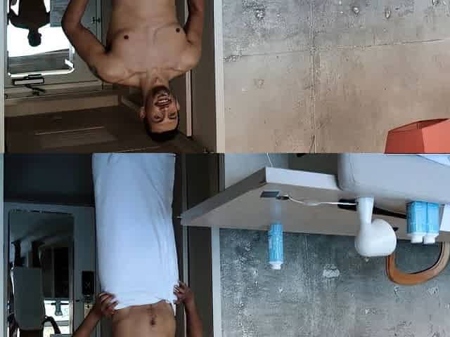 Blowjob loving brunette amateur sucks dick of lucky dude
