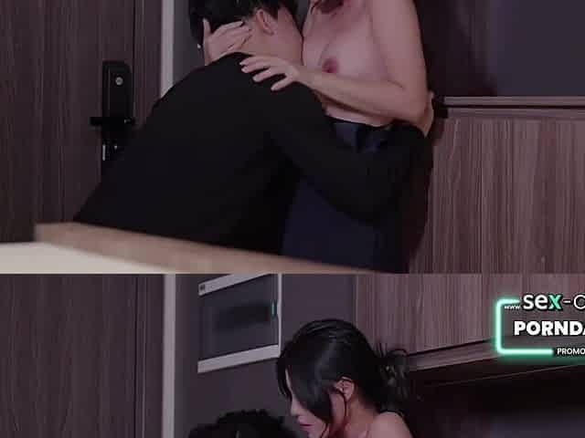 1st Home Sex: Close-Up Creampie and Shaking Climax