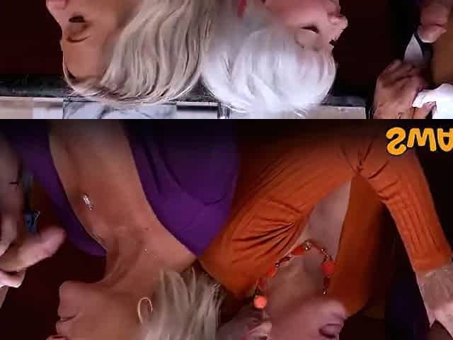 Dd White & Stevie K - Nanas Sloppy Cum Swap Someones Gotta Teach Em