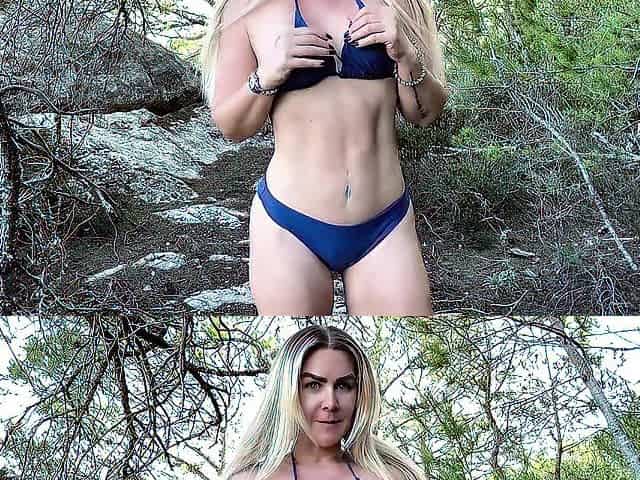 I play with my vagina in the public