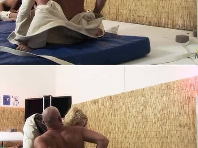 Dp of golden-haired Cindy Behr in underware themed fuckfest