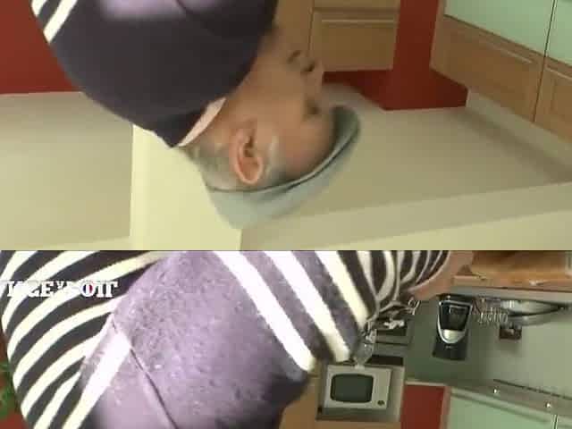 Sexy Brunette Wakes Boyfriend Up With Blowjob