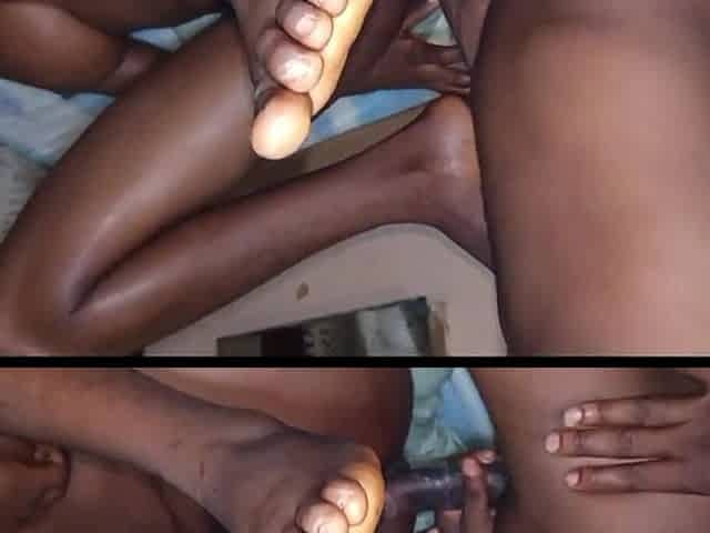 Nice-looking ebony cunt