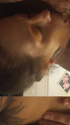 Slutty gal sucking and deepthroating penis and then angryly rides schlong