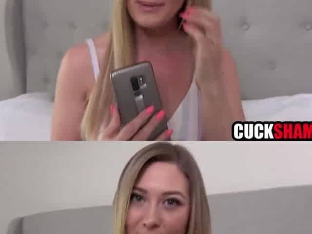 Cuck spouse spy on cheating wife then joins her for three-some - Reality cuck porn