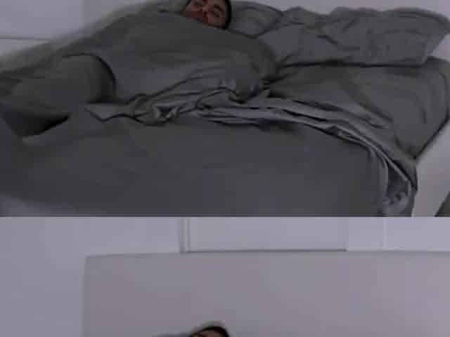 Taking Off My Pyjamas In Bed With My Stepdaddy