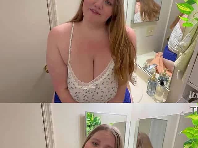 Overweight wench caught with 1st ebony rod
