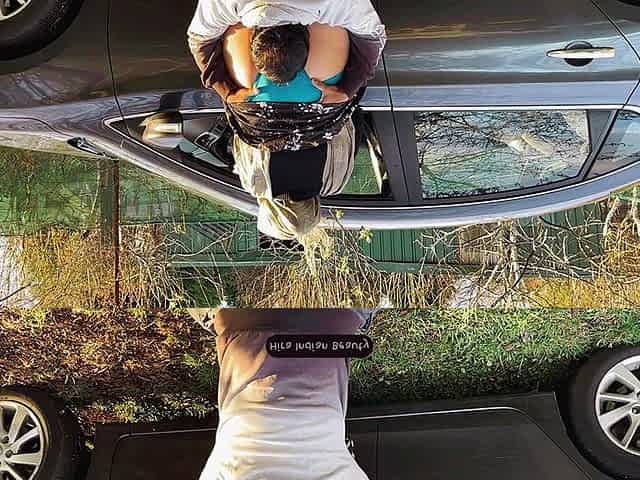 Hijab MILF Outdoor Car Romance - Ass Kissing, Face Sitting and Big Ass Love Making