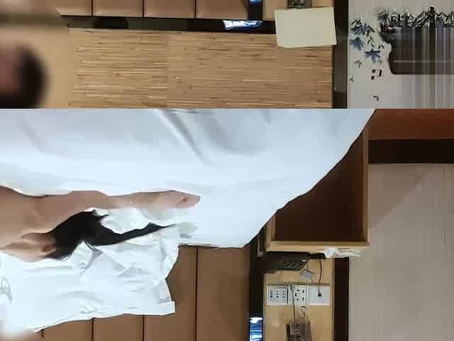 Voyeur of amateur asian body massage