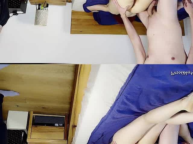 Cuckold Spouse Jerks Off And Eats Cum From My Twat After Sex (TEASER)