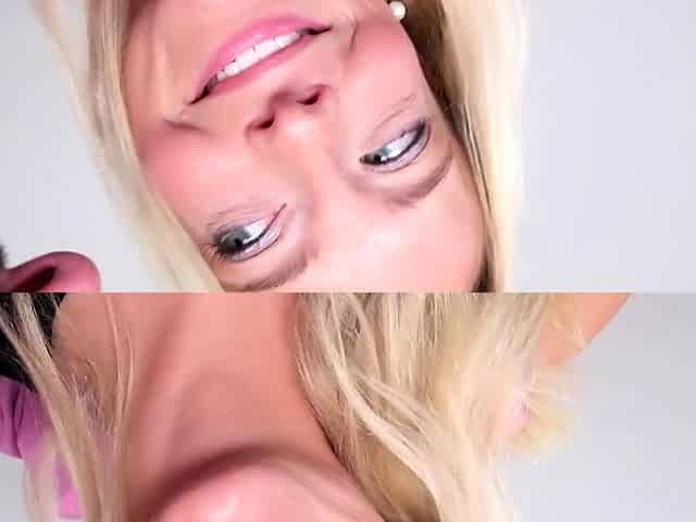 Amateur Blonde Blowjob handjob Huge Facial