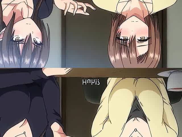 Large breasts in 2 hentai manga