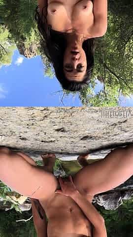 Amateur striptease and Solo masturbation