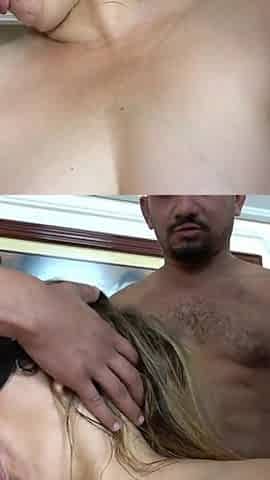 Housewife performing husband's fantasy and fucking with multiple male
