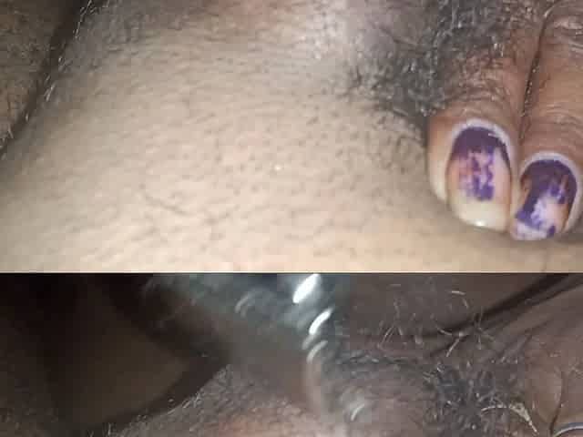 Indian Homemade Village Wife Cleaning the Hair of Her Husband's Penis, Being Completely Naked at the Time, Cleaning the Entirety