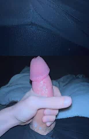 Concupiscent College Student Plays With Penis