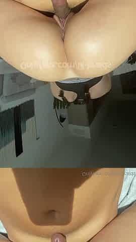 Reverse Cowgirl On Big Black Dick