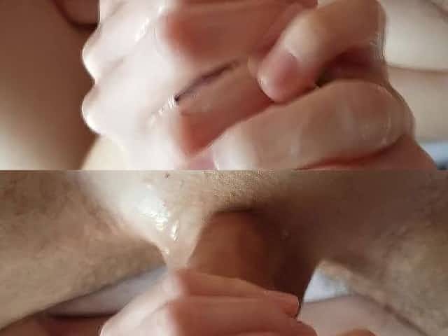 POV Prostate Massage Cumming Hard!