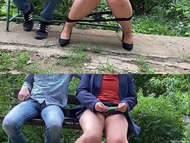 My Hawt Stepmom Does It in a Public Park
