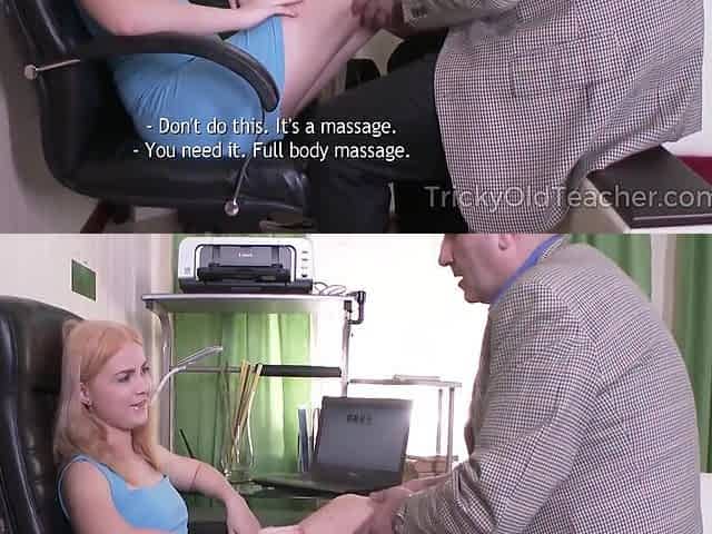Lolly Small And Lika Star In Old Computer Teacher Gives Student 18+ A Helping Dick
