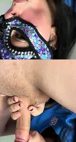 Real blonde amateur giving a POV blowjob