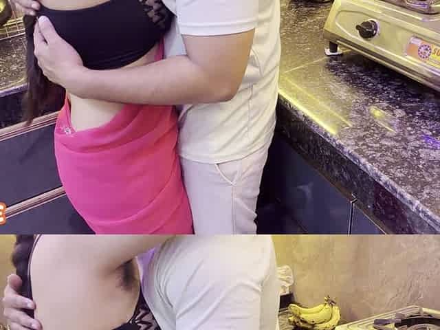 Pervert Devar Fucks Her Bhabhi in the Kitchen From Behind