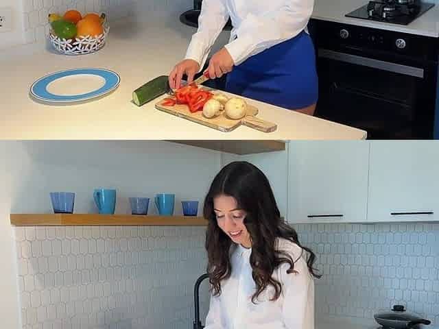 West Teaches Neighbour how to Make Salad but His Rod gets Hard - Anal Sex