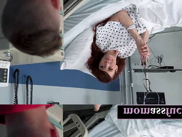 Hospital Gown Drops for Forbidden Step-Sibling Anal Pleasure