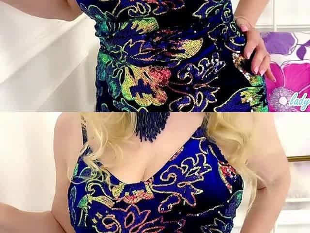 Large Breasts And High Heels Strutting For U