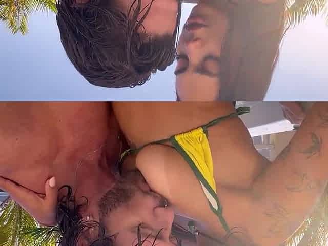 Thick latina had a fuck in the pool with her married neighbor