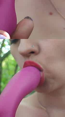 Pussy Masturbation Outdoor